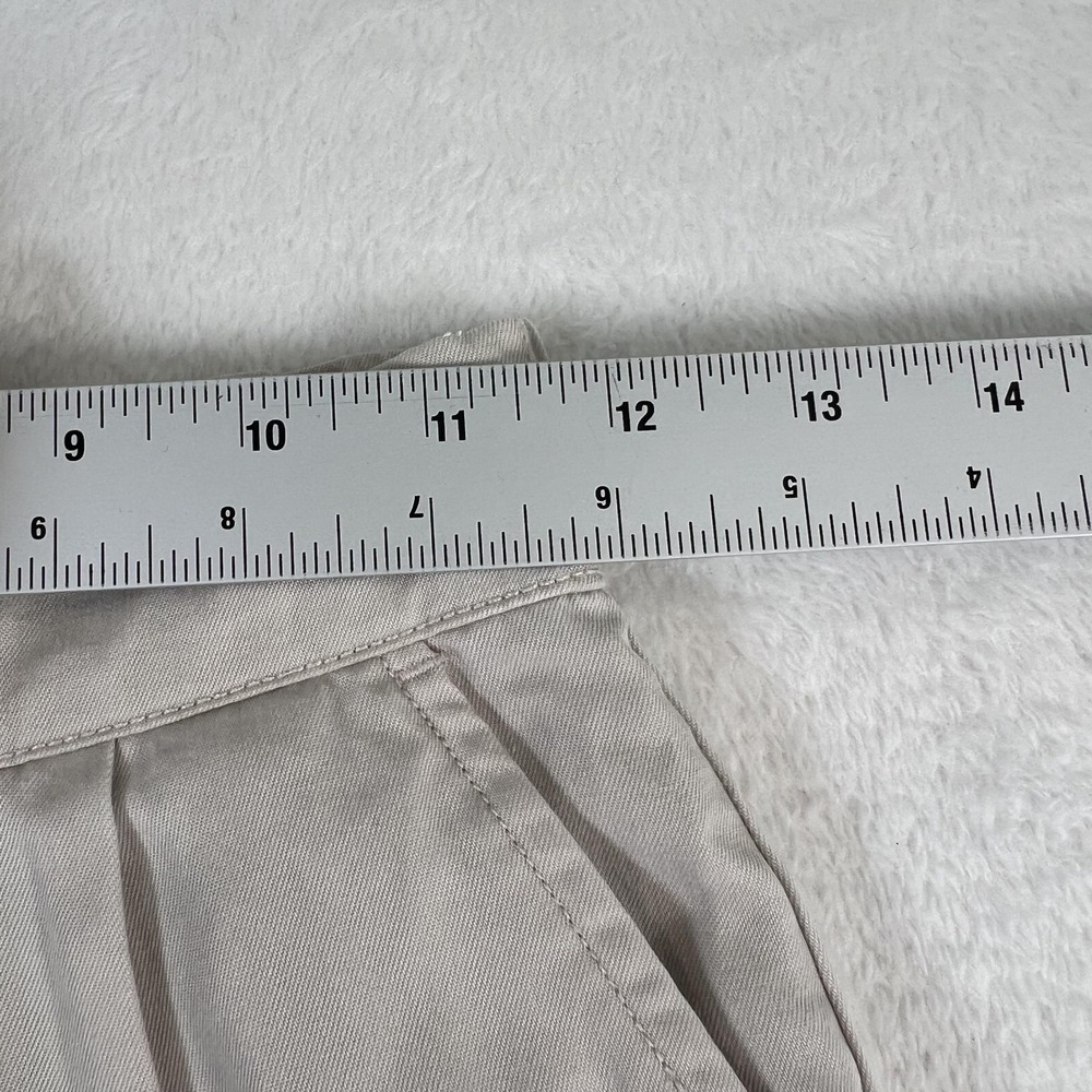 Abercrombie & Fitch Pants Womens XXS Beige Wide Leg Lyocell Chino Elastic Waist - Picture 5 of 11